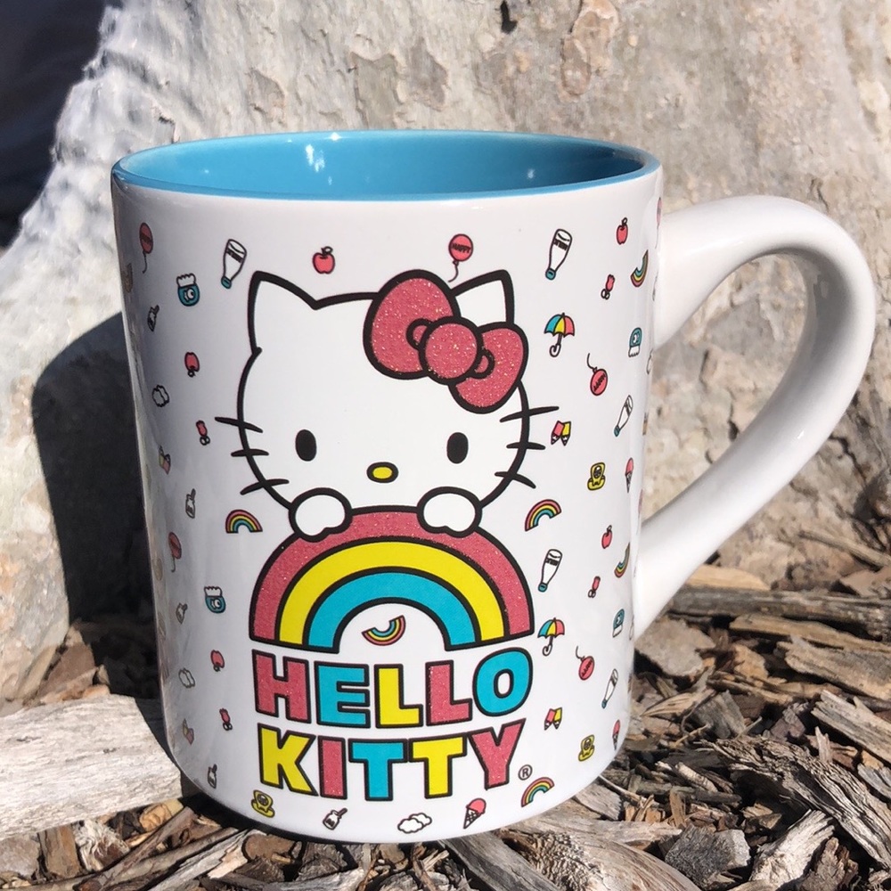Rainbow HELLO KITTY Mug